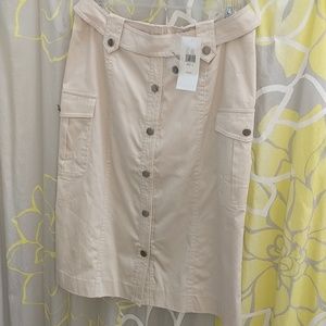 Calvin Klein Khaki Skirt